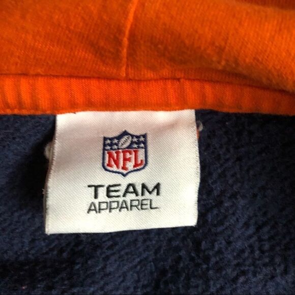Denver Broncos Zip Front Hooded Youth Sweatshirt - Picture 3 of 5